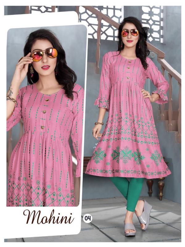 trendy Mohini Vol 6 Rayon Designer Kurti Collection